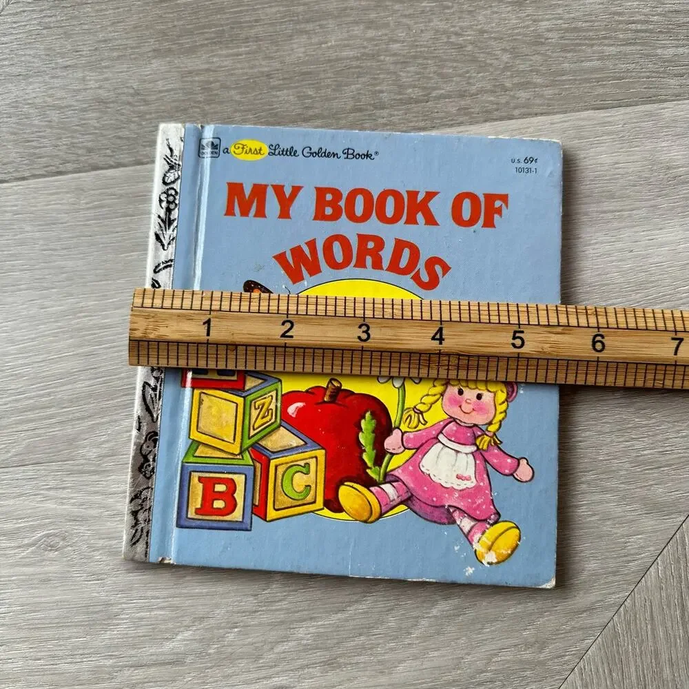First Little Golden Book My Book of Words Vintage 1982 Heller Stillerman
